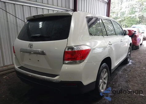 2013 Toyota Highlander Plus from USA, damaged, VIN 5TDZA3EH9DS036342